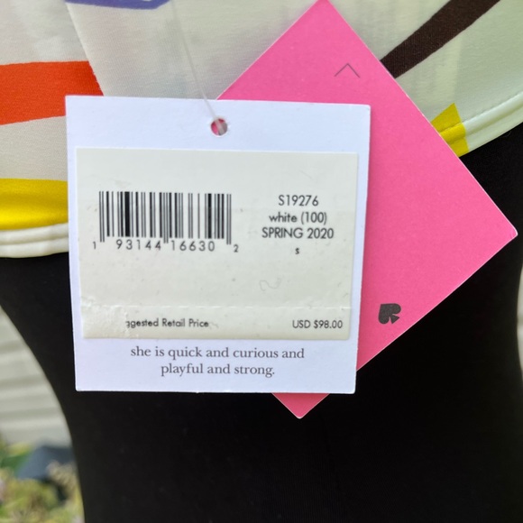 NWT Kate Spade Geobrella Multicolor Bikini Swimsuit Bathing Suit - Picture 13 of 13
